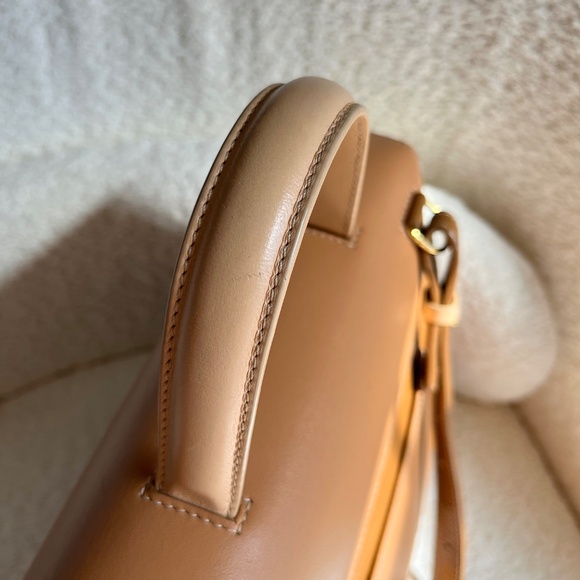 Polene Numero Un Handbag in Trio Camel - Picture 6 of 15